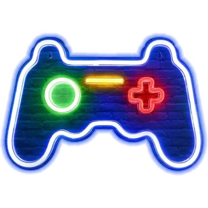 Mecharite - Controller Led Neon Sign - Blue - Lampe - Merchandise