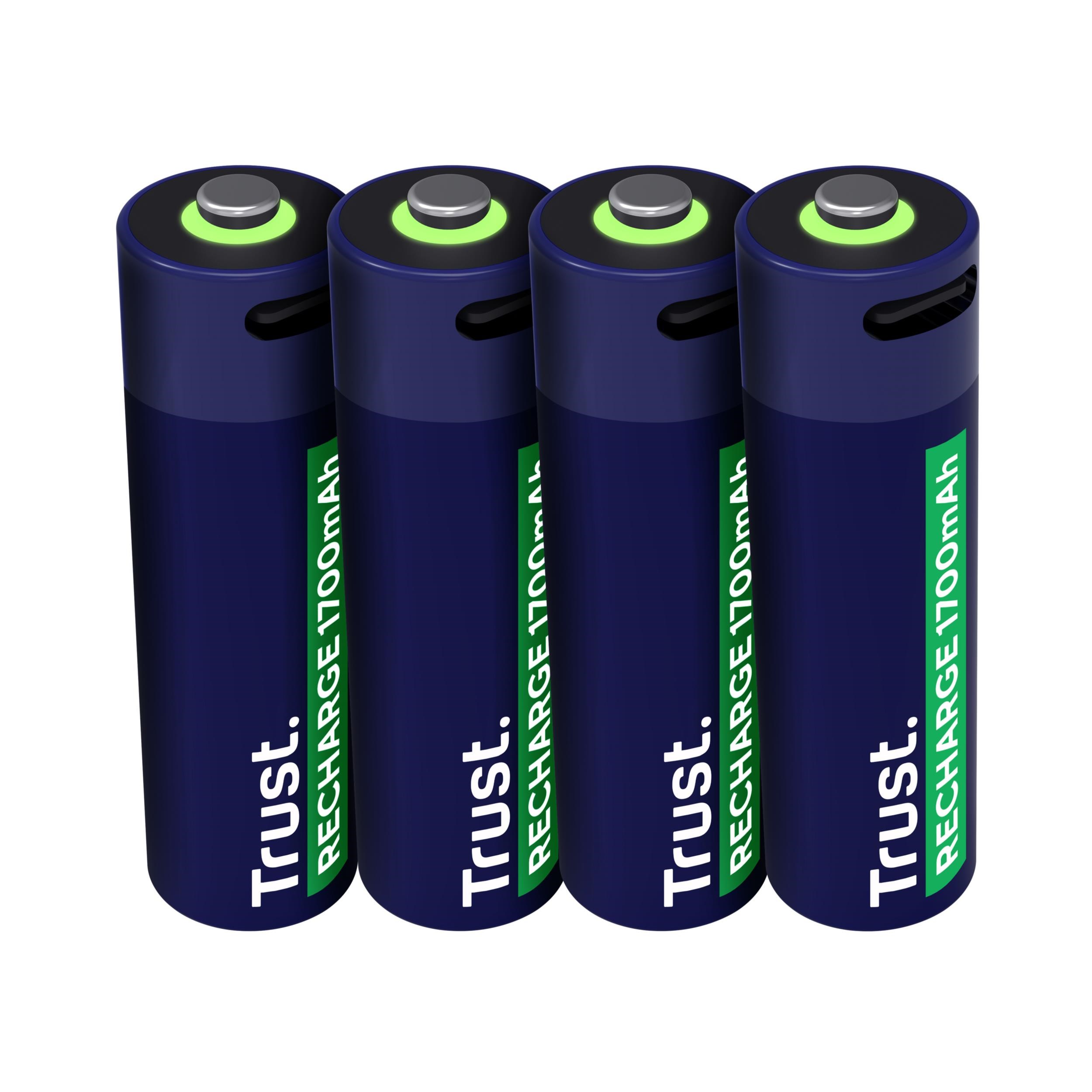 Trust 4 x AA Usb-c Rechargeable - Batterien Und Akkus 25631