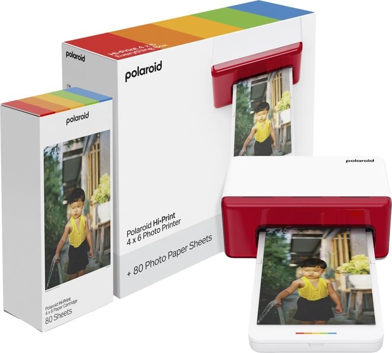 Polaroid Hi-print 4x6 Photo Drucker Everything Box - White - Drucker 006553- Drucker