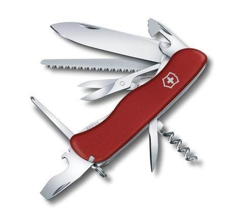 Victorinox Outrider Locking Blade Swiss Army Knife - Red - 111mm Linear Lock - Multifunktionswerkzeuge