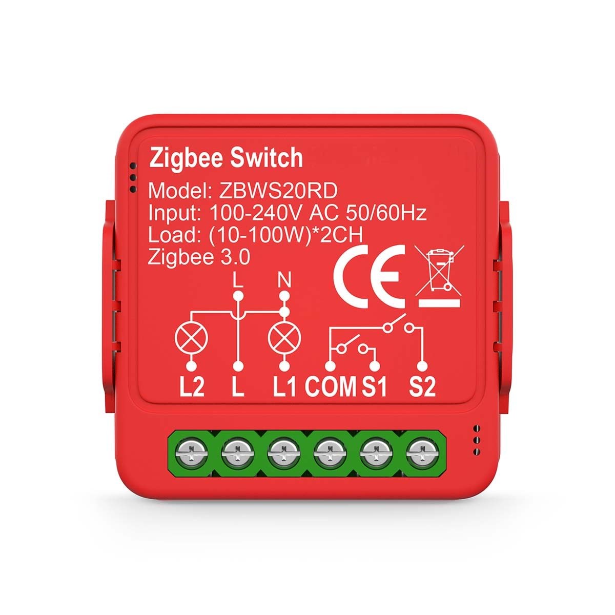 Nedis Smartlife Power Switch Zigbee 3.0, 2x100w - Smart Home