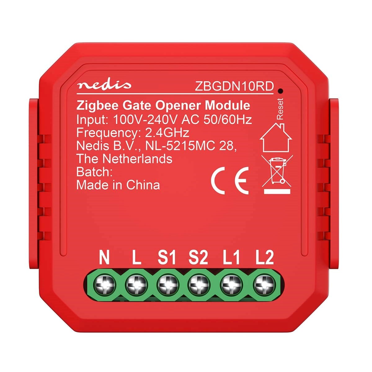 Nedis Smartlife Power Switch Zigbee 3.0 2.5W - Smart Home Zbgdn10rd
