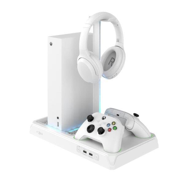 Fixed Docking Station For Xbox Series S/x - White - Microsoft Xbox Series S - Gaming Zubehoer