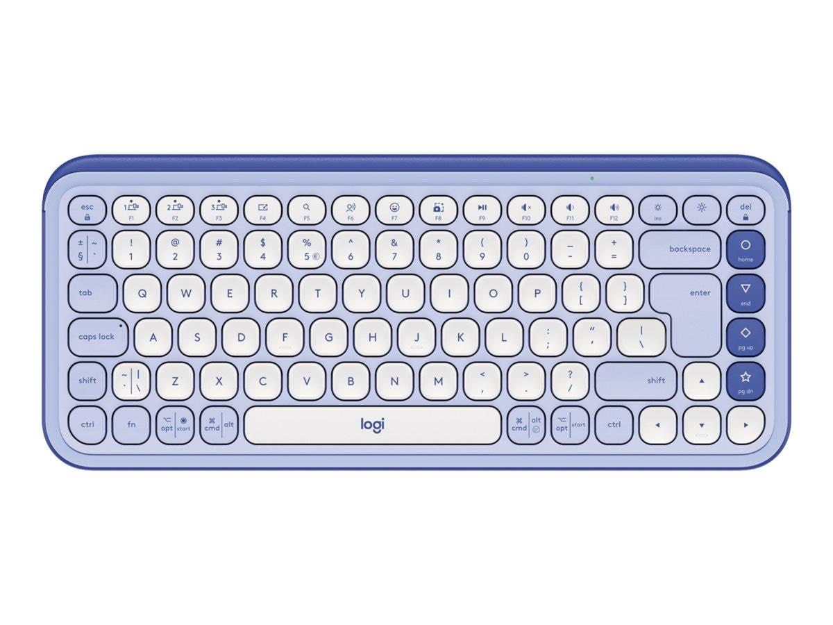 Logitech Pop Icon Keys - Tastatur - Englisch (US) - Weiss - Tastaturen