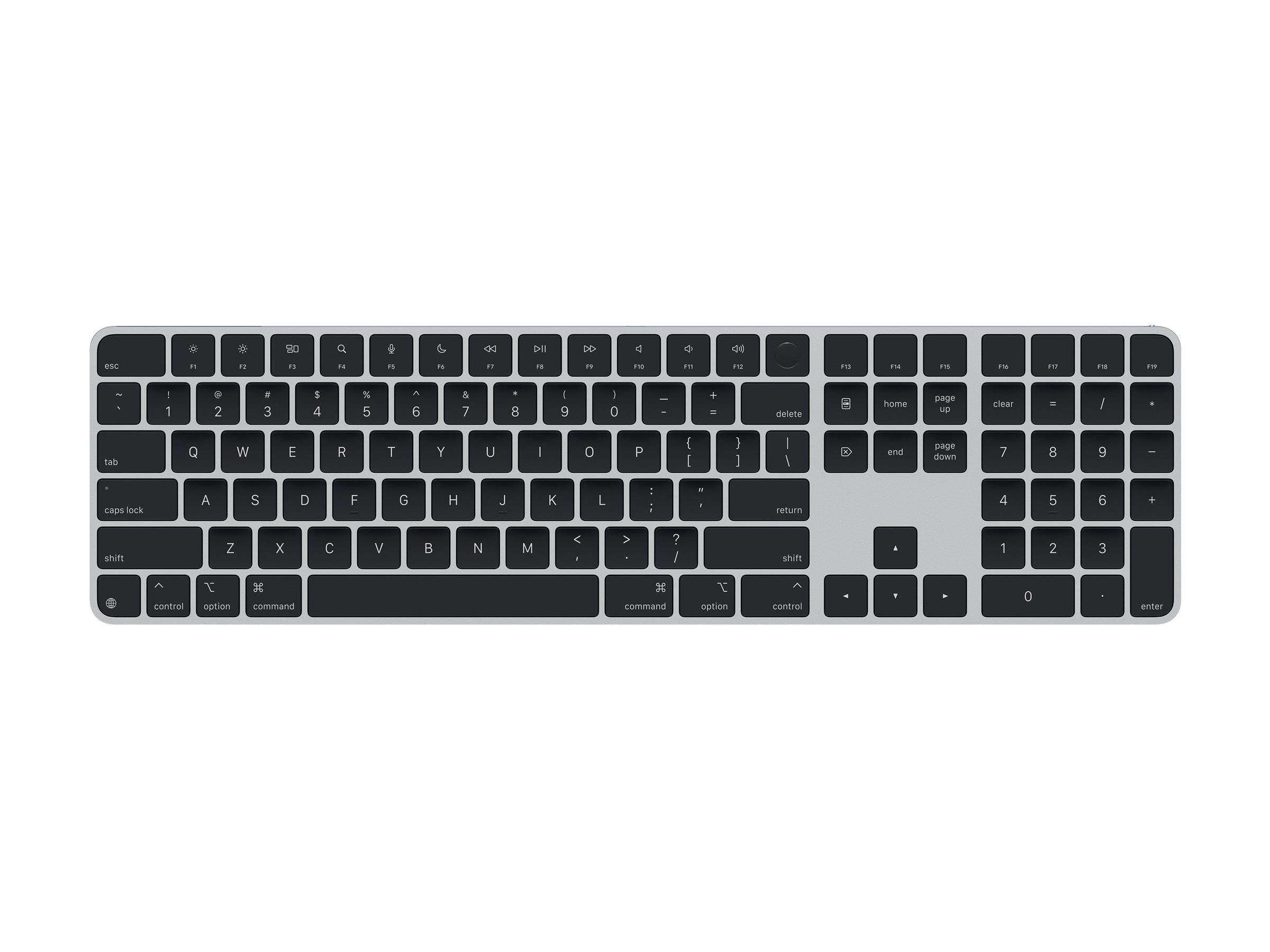 Apple Magic Keyboard With Touch ID And Numeric Keypad - Tastatur - Englisch (US) - Schwarz - Tastaturen