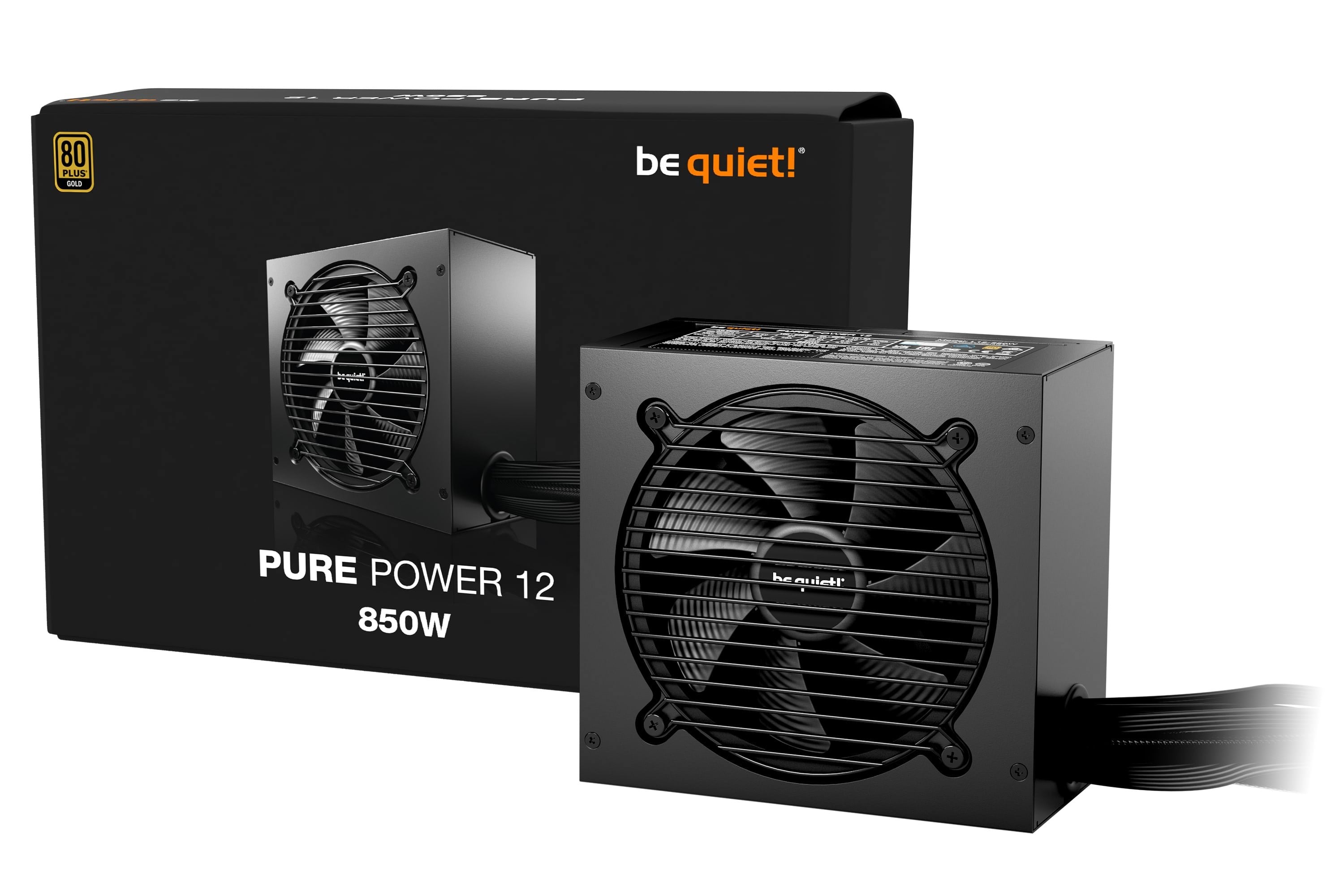 be Quiet! Pure Power 12 850w Netzteile - 850 Watt - 120 mm - Atx 3.1 - 80 Plus Gold Zertifiziert