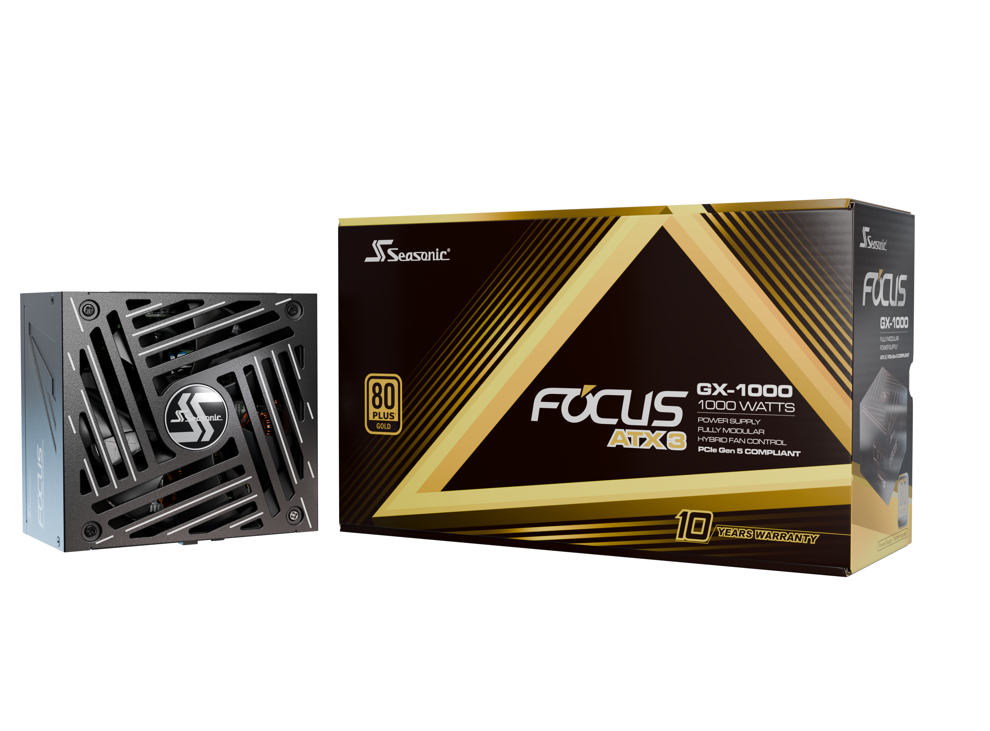 Seasonic Focus Gx-750 Netzteile - 750 Watt - 135 mm - Atx 3.1 - 80 Plus Gold Zertifiziert Schwarz Focus-gx-750-v4