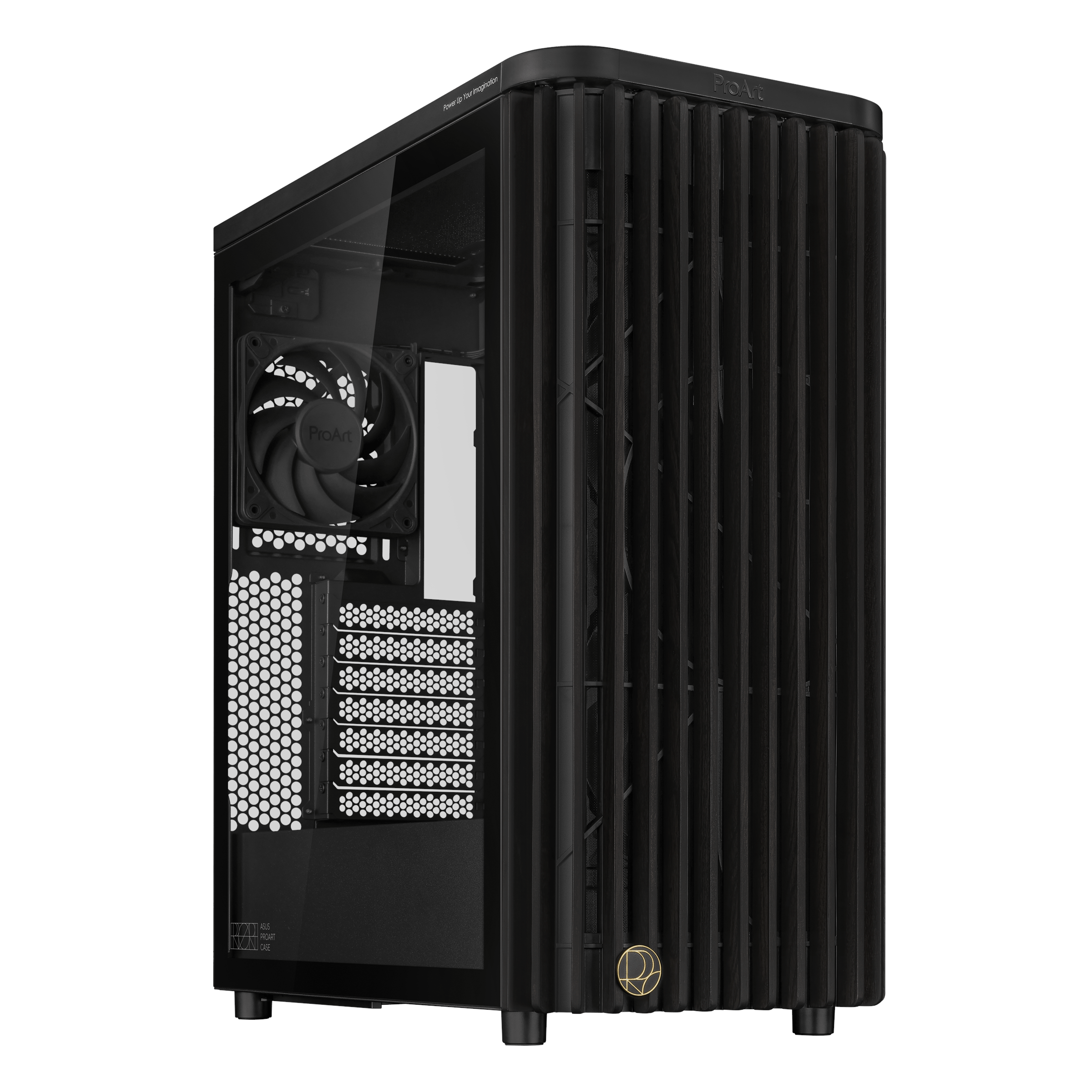 Asus Proart Pa401 Wood TG - Gehäuse - Miditower - Schwarz - Gehaeuse