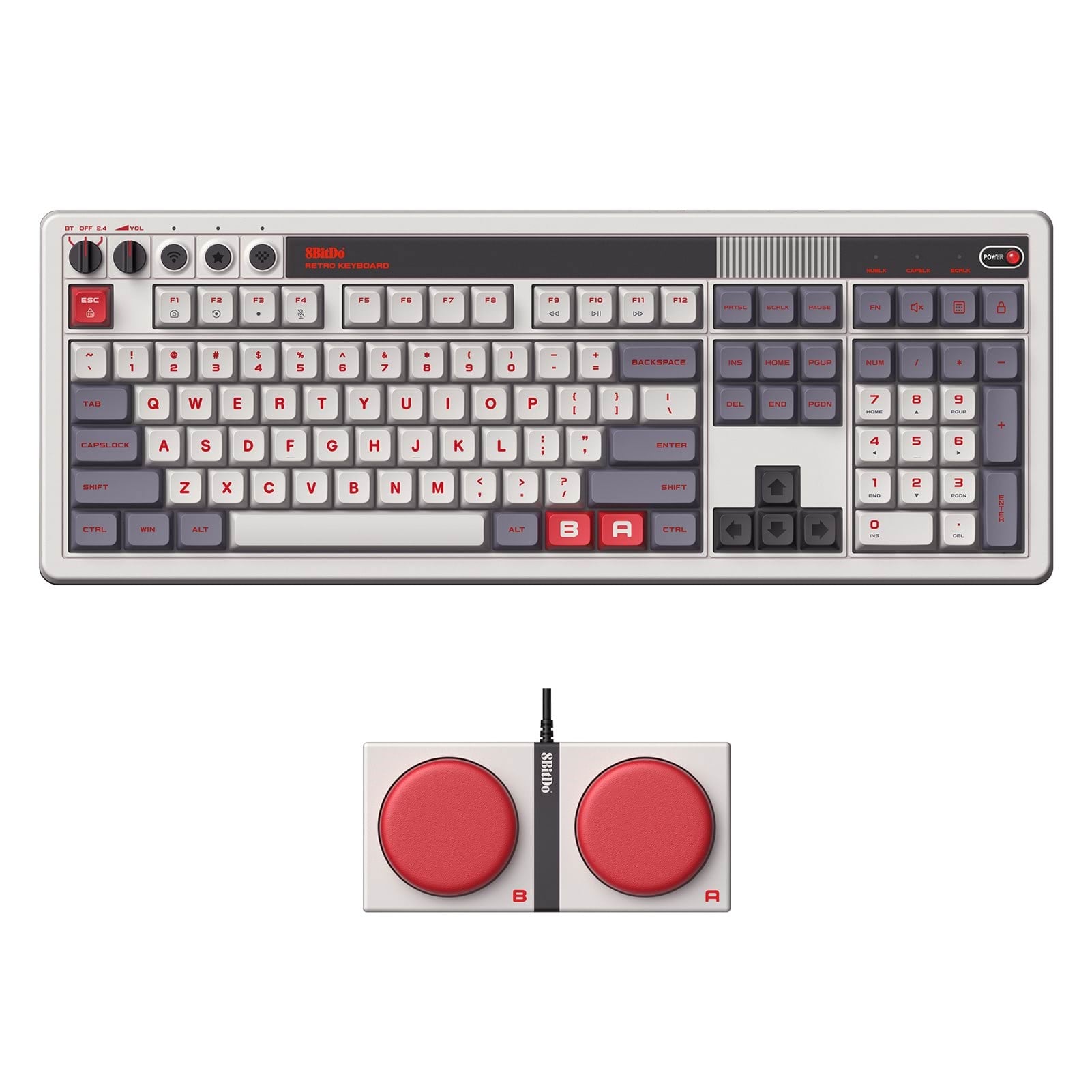 8bitdo Retro 108 Mechanical Keyboard N Edition - Englisch (US) - Tastaturen Ret00492