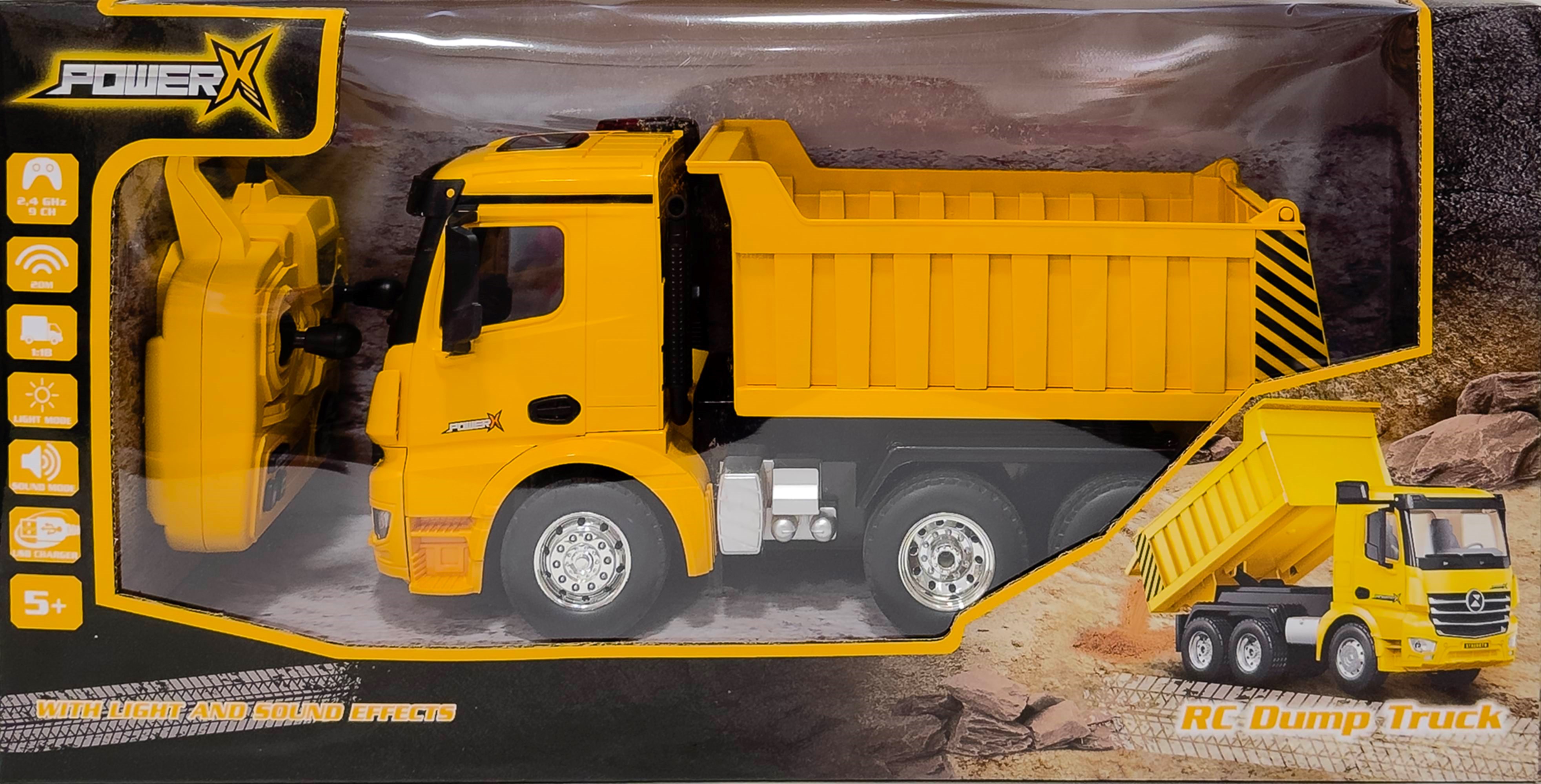 Power X RC Dump Truck - Ferngesteuert