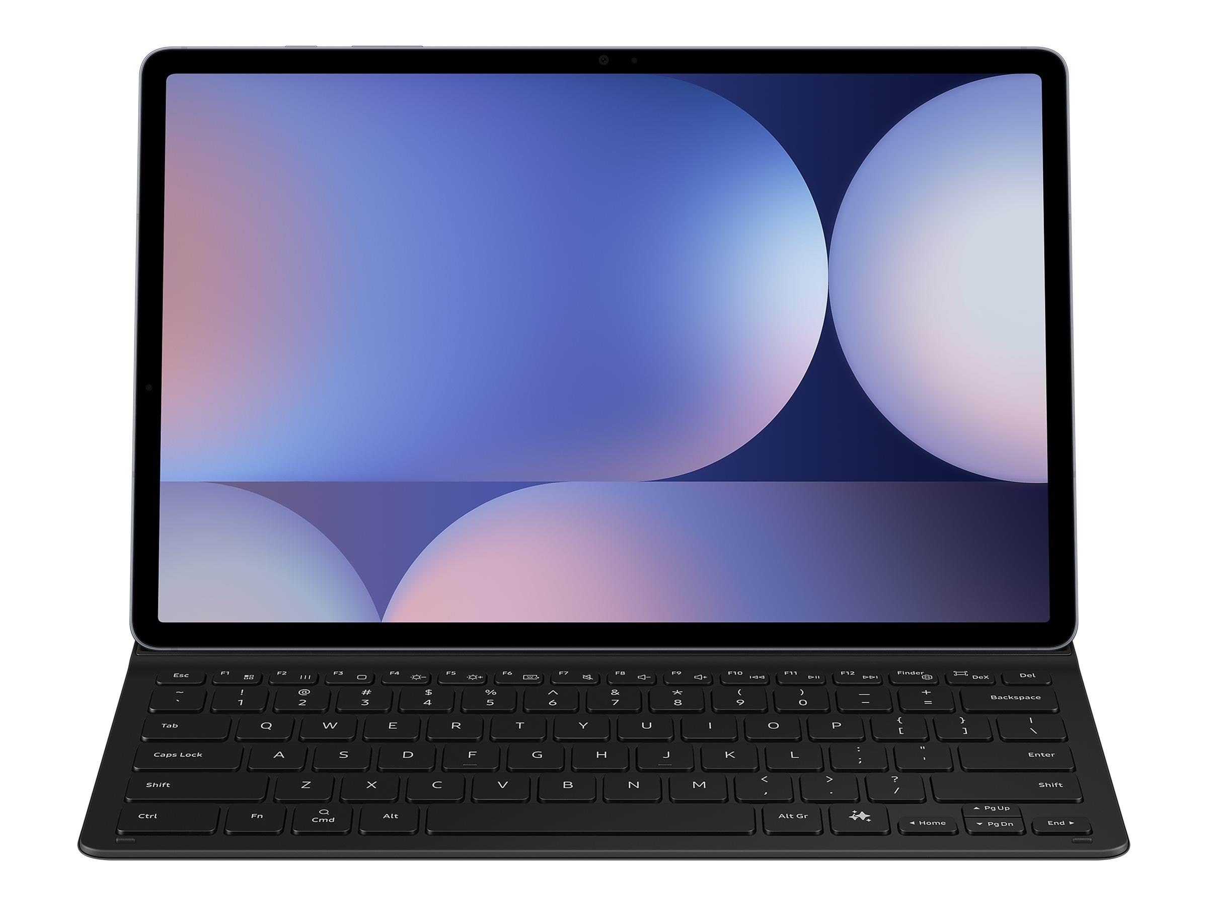 Samsung Galaxy Tab S10+ / Tab S9 FE+ / Tab S9+ - Book Cover Keyboard Slim - Black (German) - Tastatur & Folio-set - Schwarz - Tastaturen Ef-