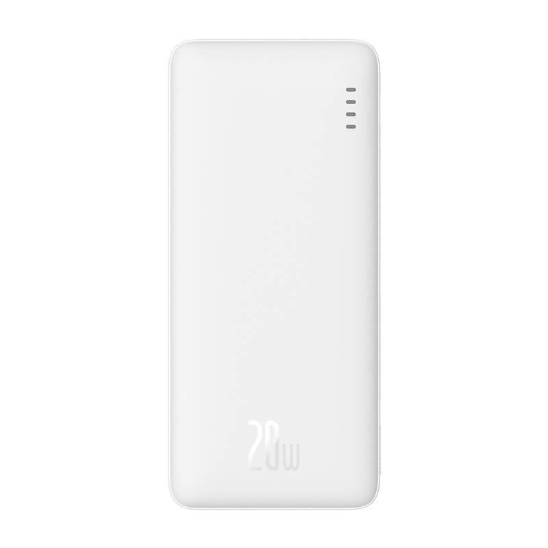 Baseus Airpow 10000mah 20w Powerbank (White) - 10000 Mah - Powerbank Akku Weiß Ppqd090002
