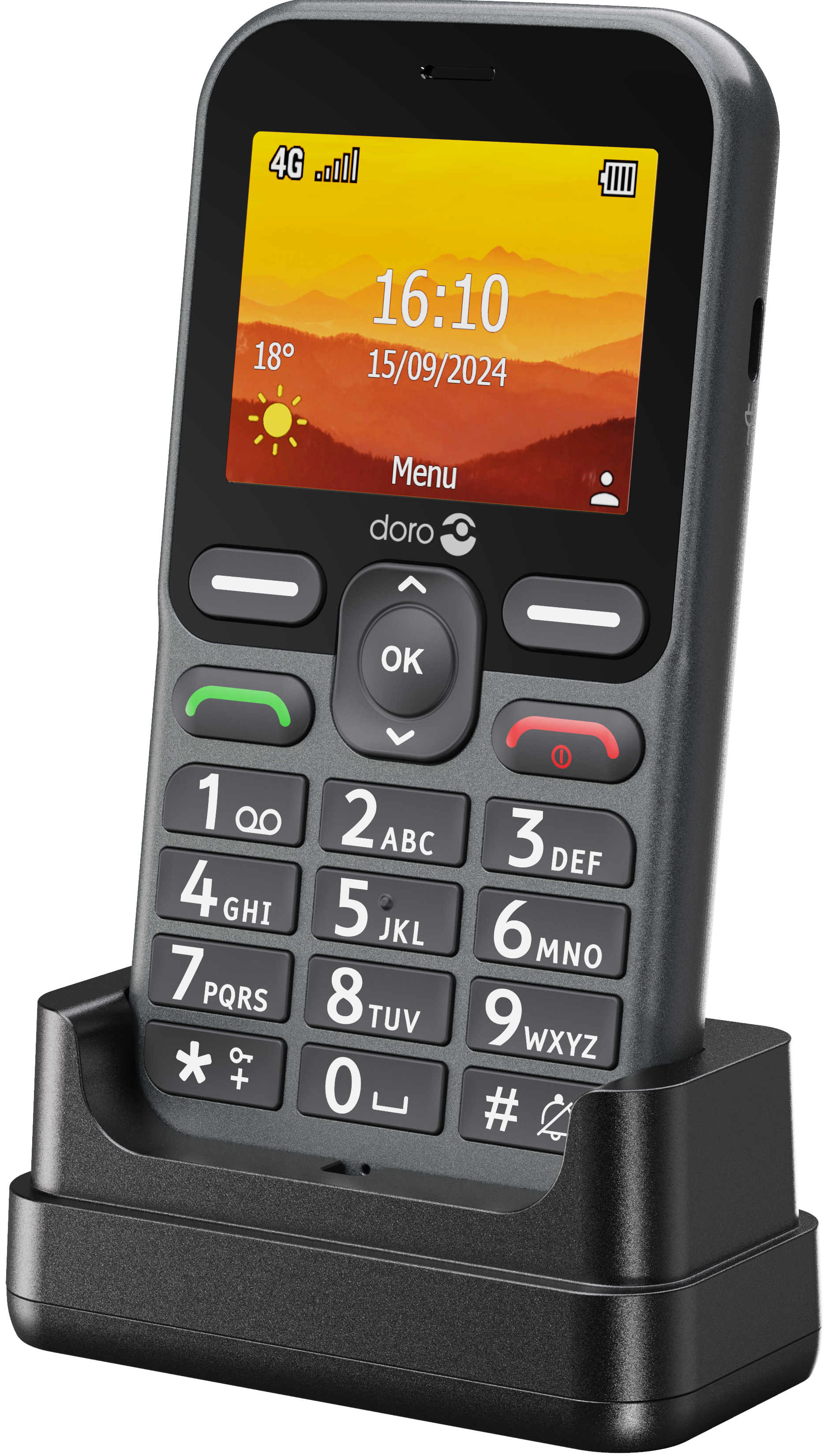 Doro Leva L11 4G - Graphite - Handys Smartphones Grau 8742