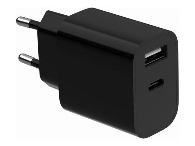 Gembird Universal Usb Charger 2.4A 2-port - Black - Handys Adapter Und Ladegeraete Ta-uc-2ac12-01-bk