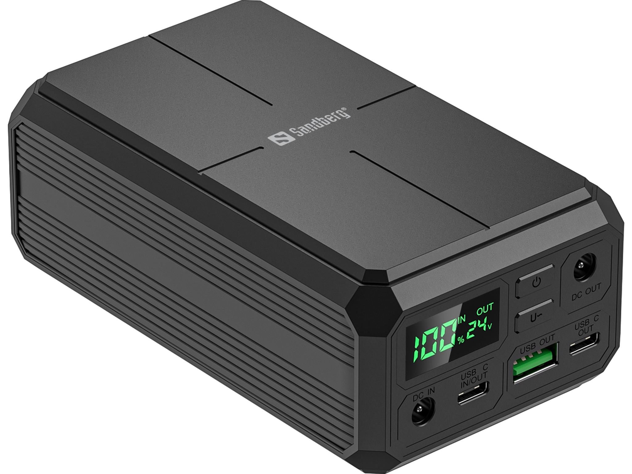 Sandberg Laptop Powerbank 27000 Pd100w - 27000 Mah - Powerbank Akku Schwarz 421-13