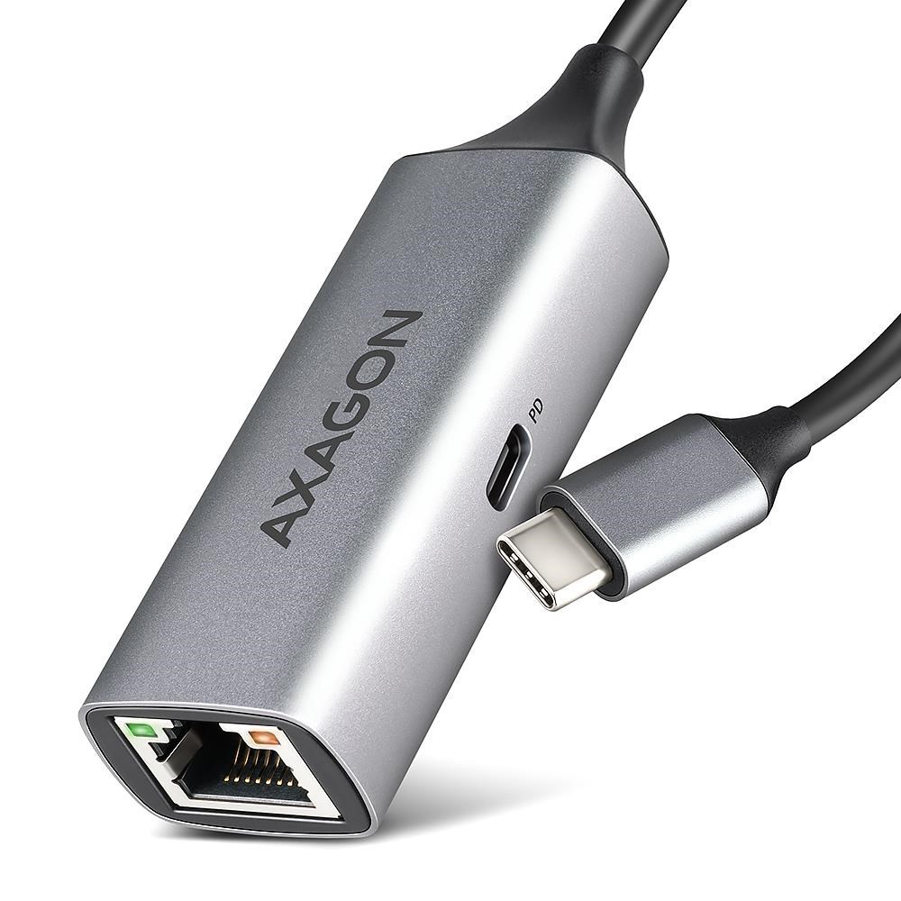Axagon Ade-txpd Usb-c Gigabit-ethernet-adapter Power Delivery 100w - Netzwerkadapter Netzkarte Druckserver Usw