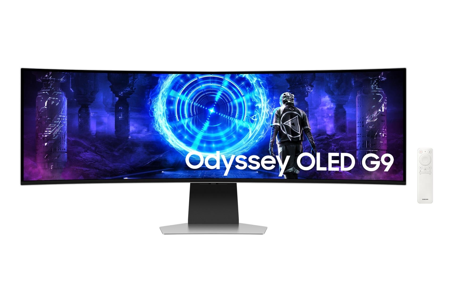 49" Samsung Odyssey Oled G9 S49dg950su - 5120x1440 - 240hz - Oled - Bildschirm Silver Ls49dg950suxen