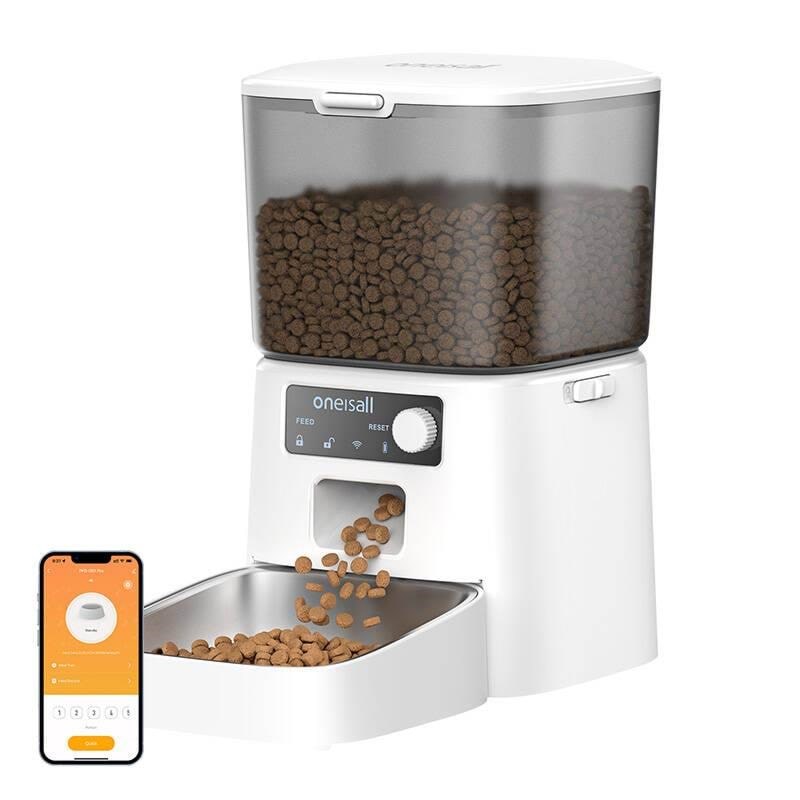 Oneisall Pfd001 Pro Smart Food Dispenser For Pets White - Katzen