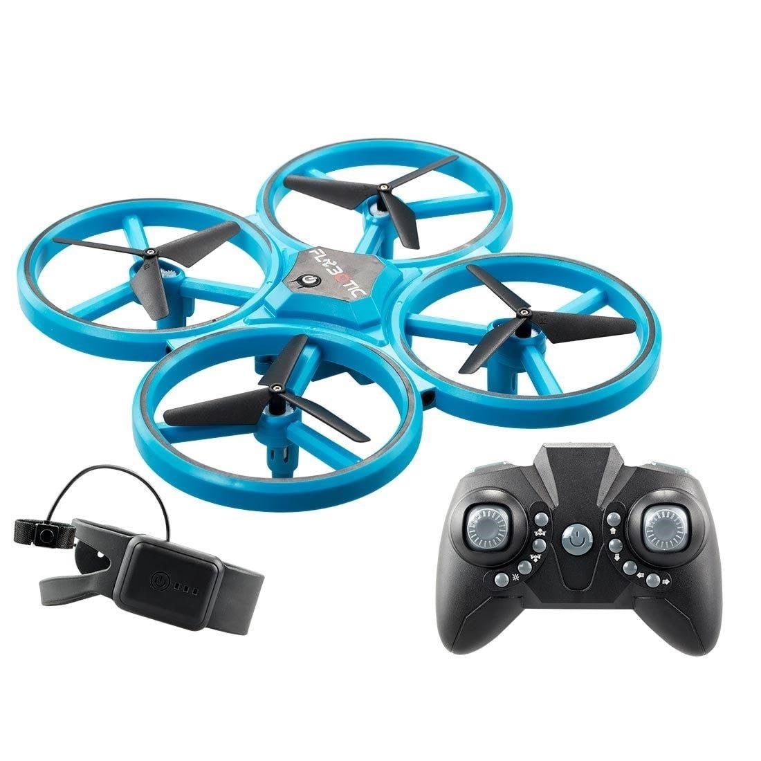 Silverlit Flybotic Flashing Drone Blue - Ferngesteuert 84600