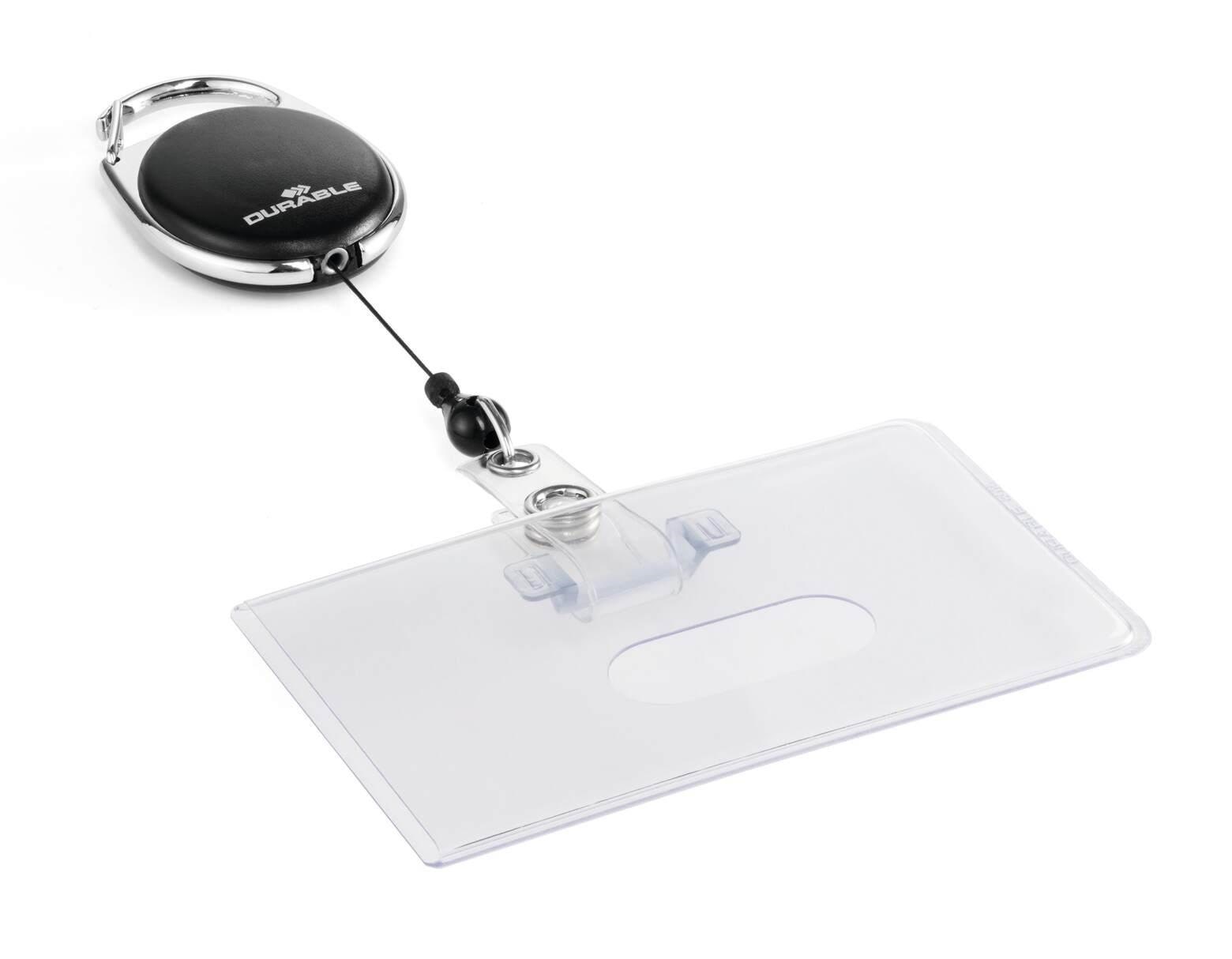 Durable Ausweishülle Mit Jojo Style Für 1 Karte Quer - Schilder Und Karten 890701