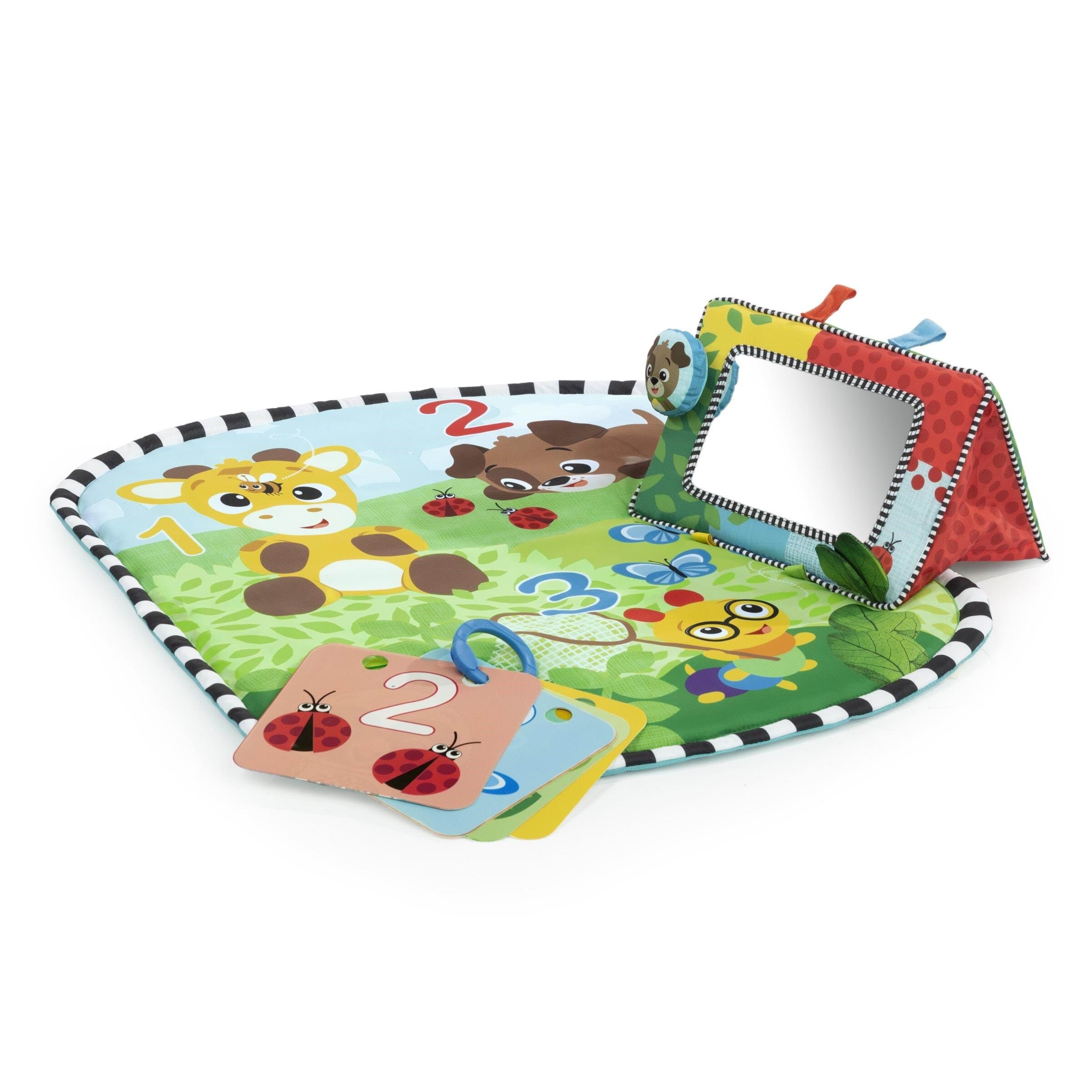 Baby Einstein Discovery Garden Tummy Time Mat & Mirror - Baby Spielzeug