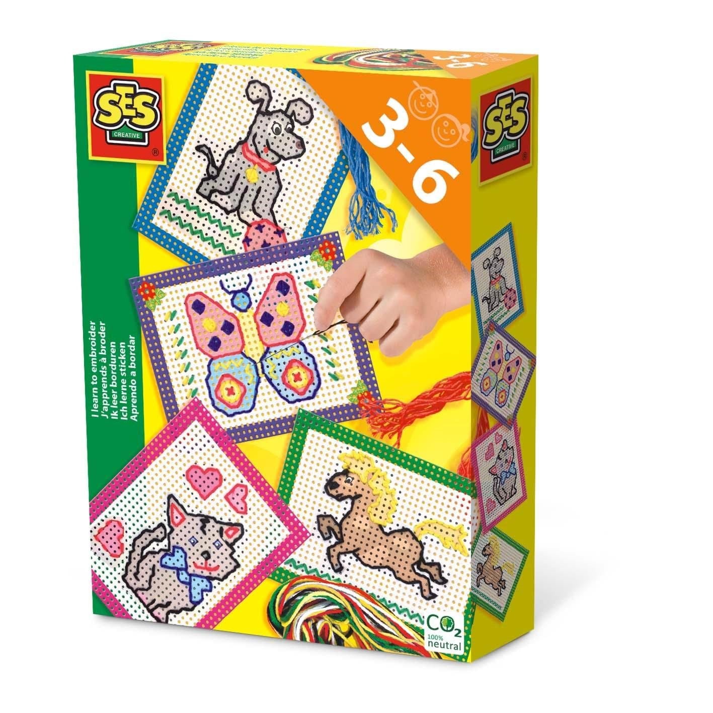 Ses Creative I Learn to Embroider - Kreativ Spiele 14838