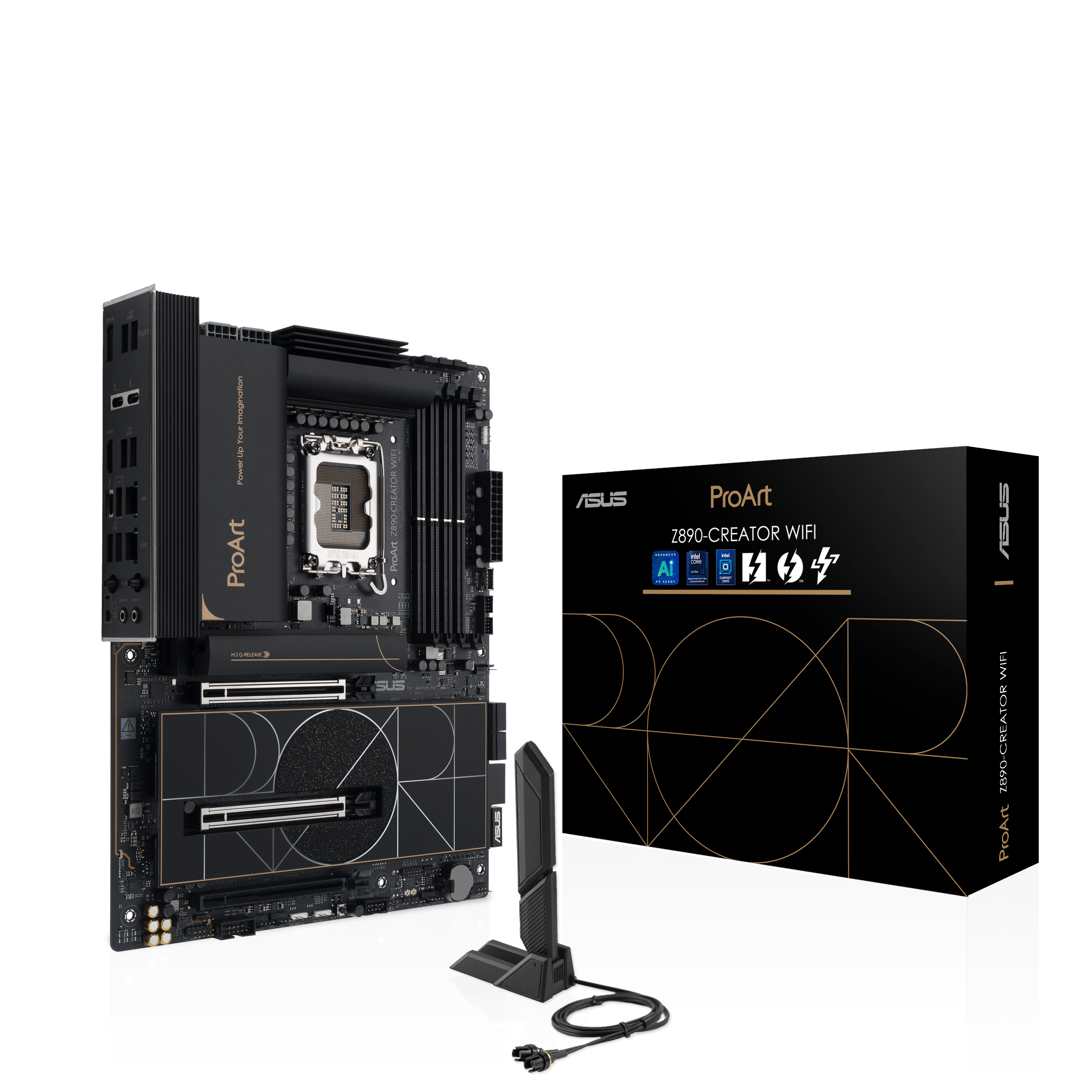 Asus Proart Z890-creator Wifi Mainboard - Intel Z890 - Intel Lga1851 - Ddr5 Ram - Atx 90mb1jd0-m0eay0