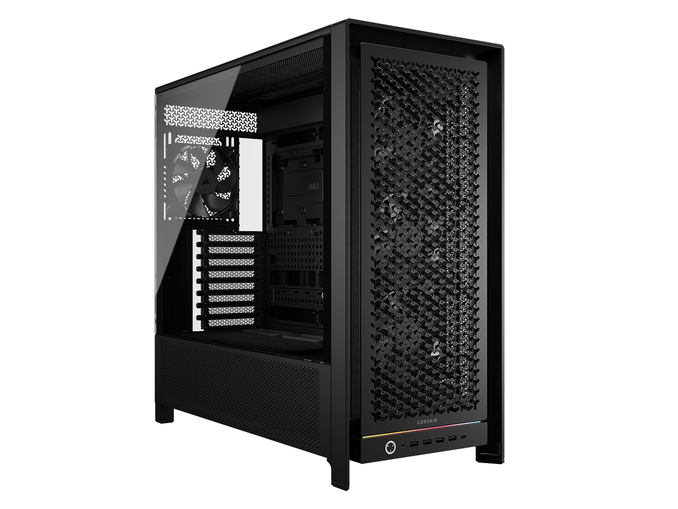 Corsair Frame 5000d RS Black - Gehäuse - Miditower - Schwarz - Gehaeuse