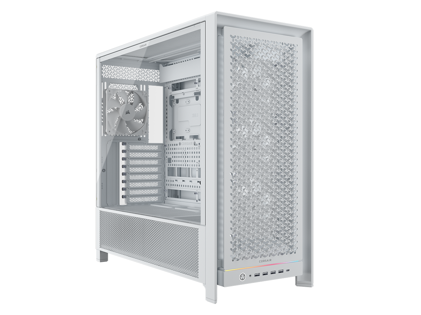 Corsair Frame 5000d RS White - Gehäuse - Miditower - Weiß - Gehaeuse Cc-9011308-ww
