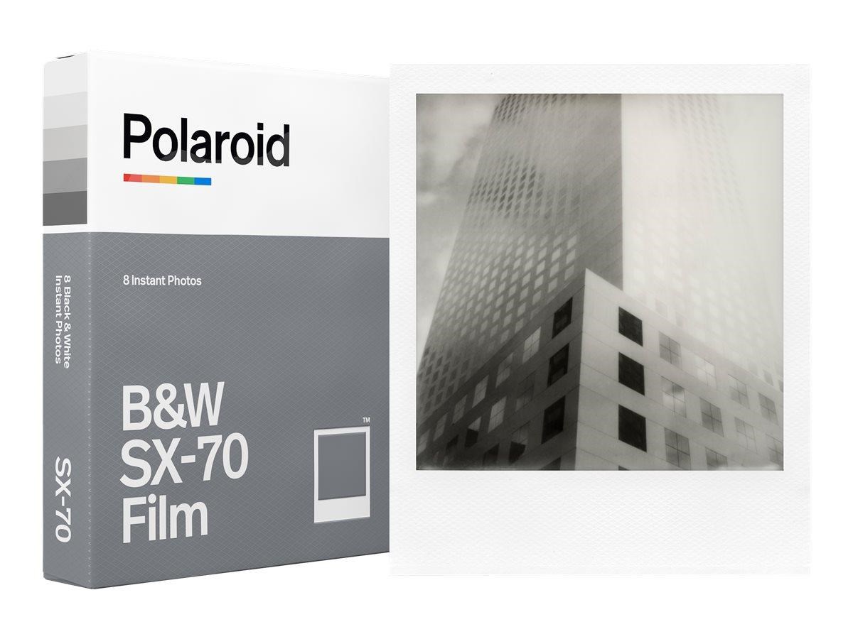 Polaroid Black & White Film Sx-70 Type (8 Exposures) - White Frame - Photo Film