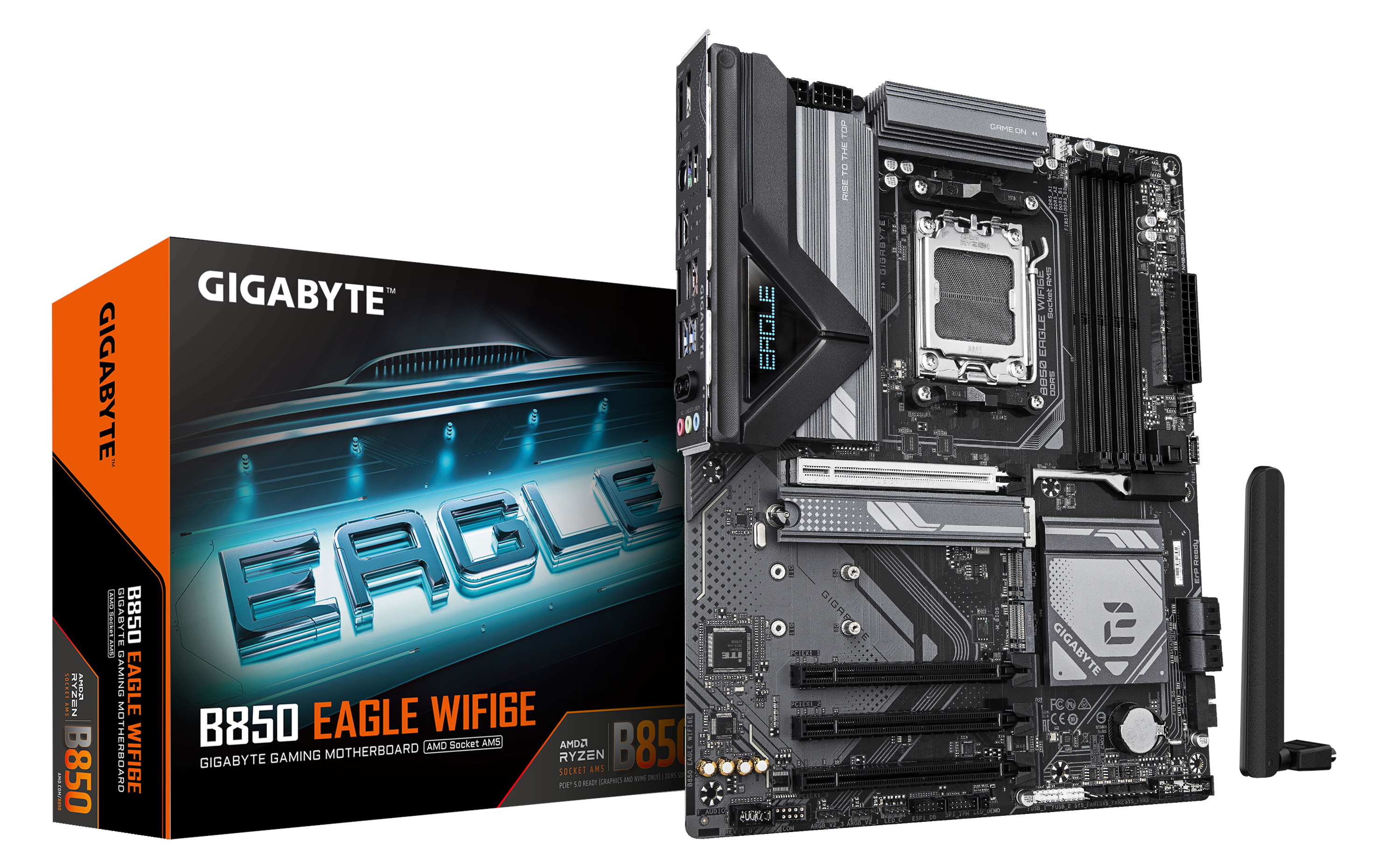 Gigabyte B850 Eagle Wifi6e Mainboard - Amd B850 - Amd Am5 - Ddr5 Ram - Atx