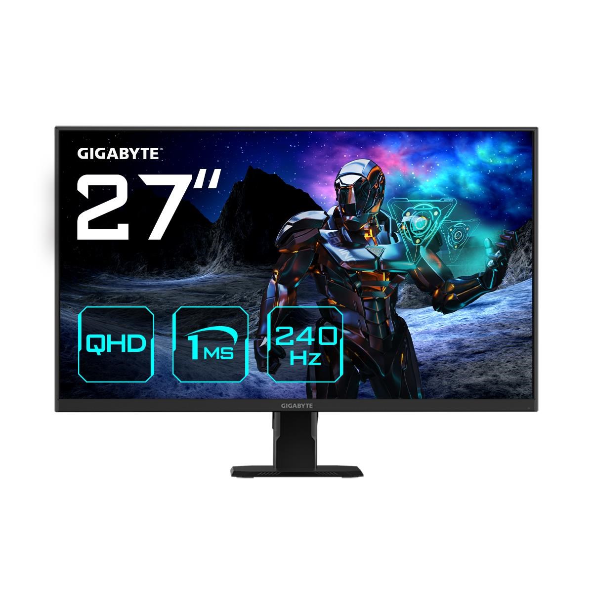 27" Gigabyte Gs27q X - 2560x1440 (Qhd) - 250hz - Ips - Bildschirm Black