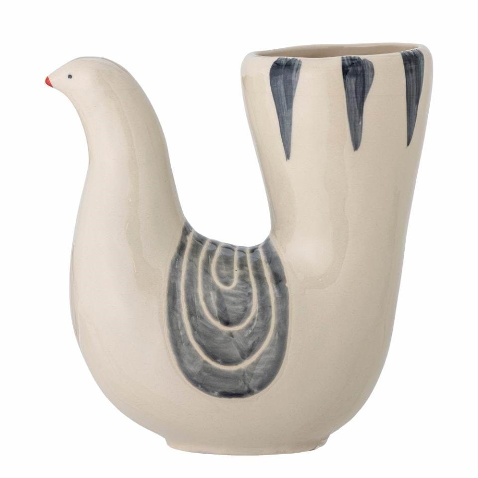 Bloomingville - Trudy Vase White Stoneware (82060891) - Einrichtung