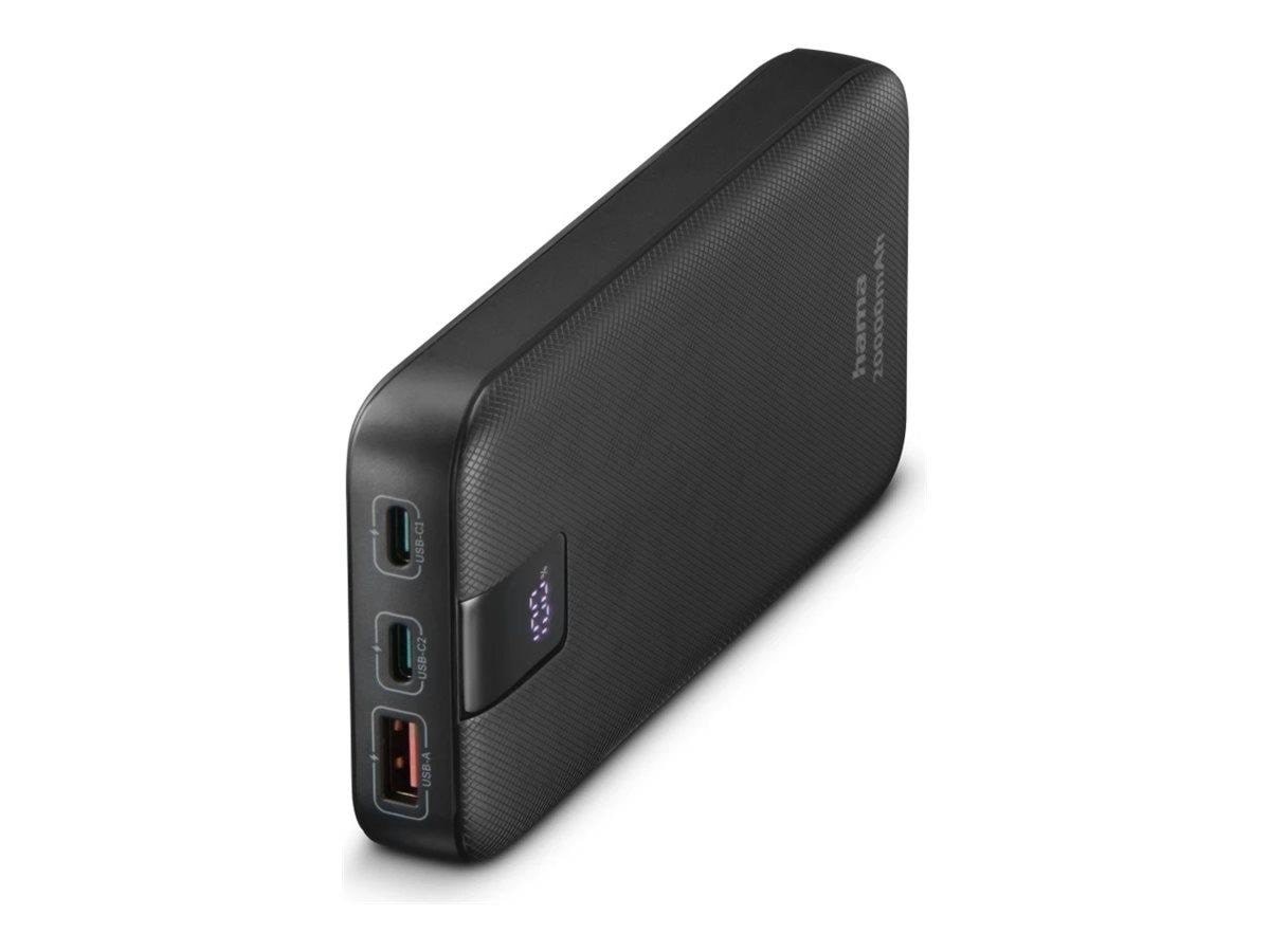 Hama PD 20 Power Pack 20000 Mah 2x Usb-c Usb-a Fast Charging Anthracite - 20000 Mah - Powerbank Akku Schwarz 00201719