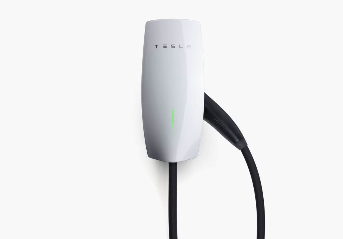 Tesla Wall Connector 22kw Incl. 7.3 Meter Charging Cable Gen. 3 Wifi White - Aufladen Von Elektroautos