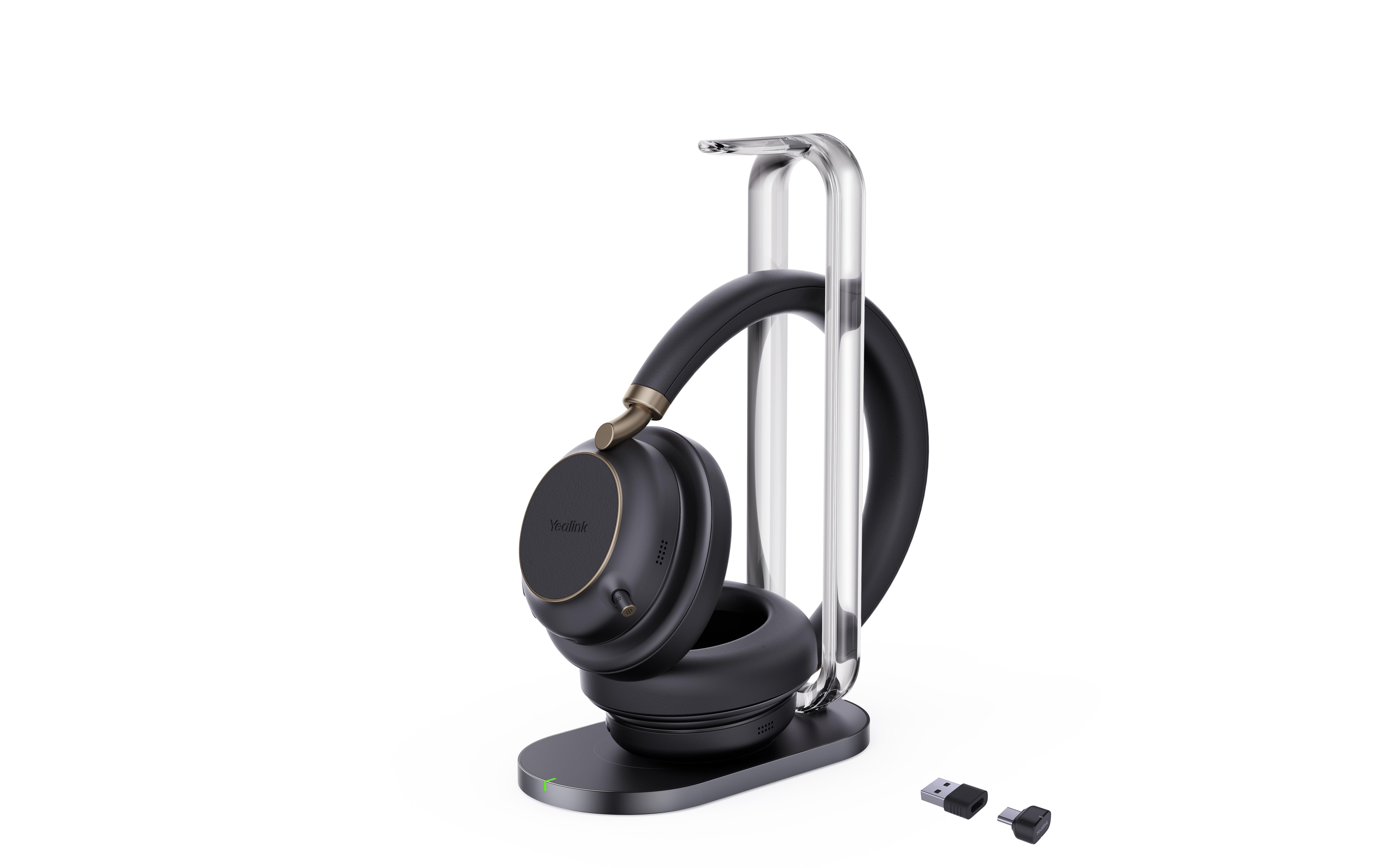 Kopfhörer - Yealink Bh76 Plus With Charging Stand - Teams Black - Usb-c/a - Kopfhoerer/headsets