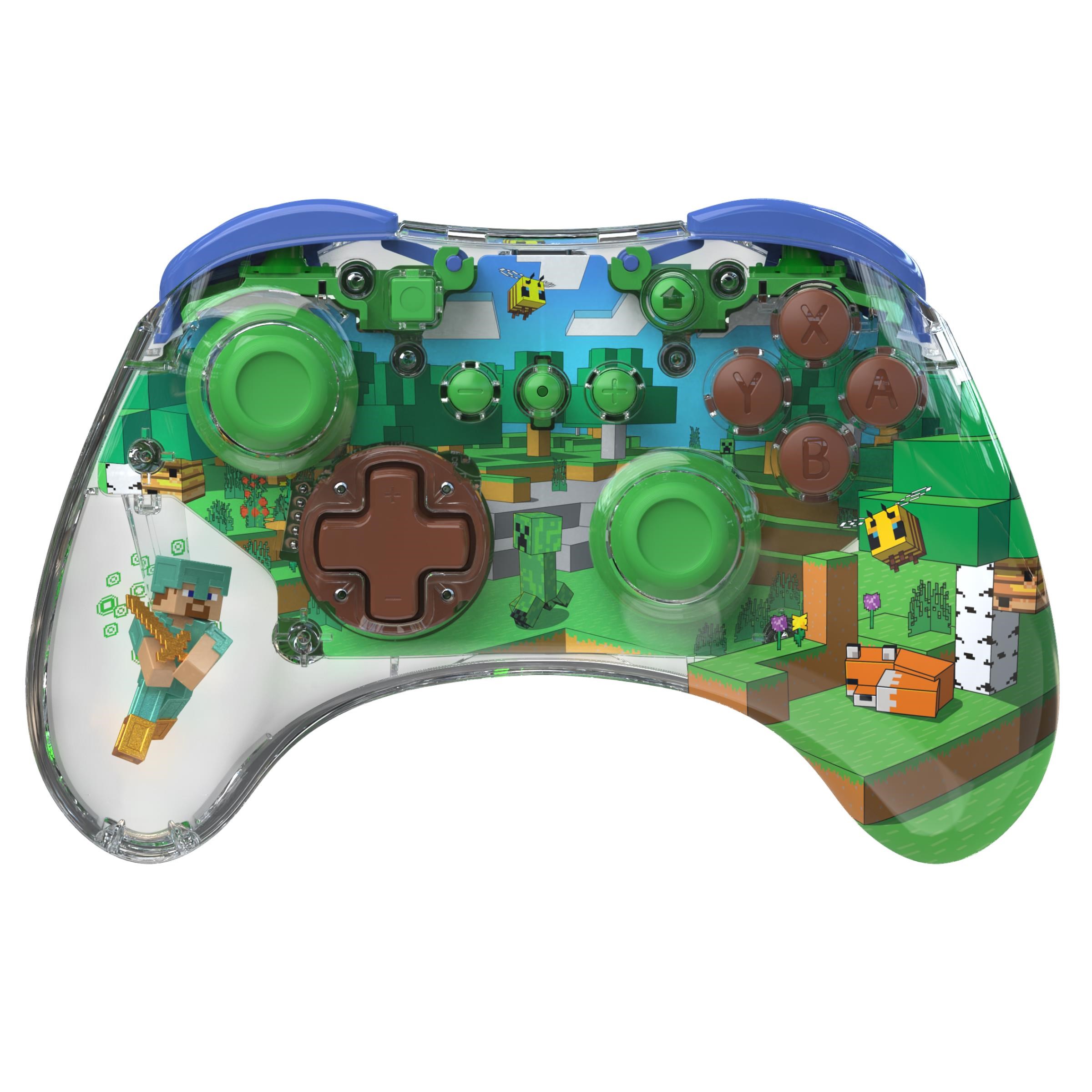 Pdp Realmz - Minecraft Forest Biome - Wireless Controller - Nintendo Switch - Gaming Zubehoer