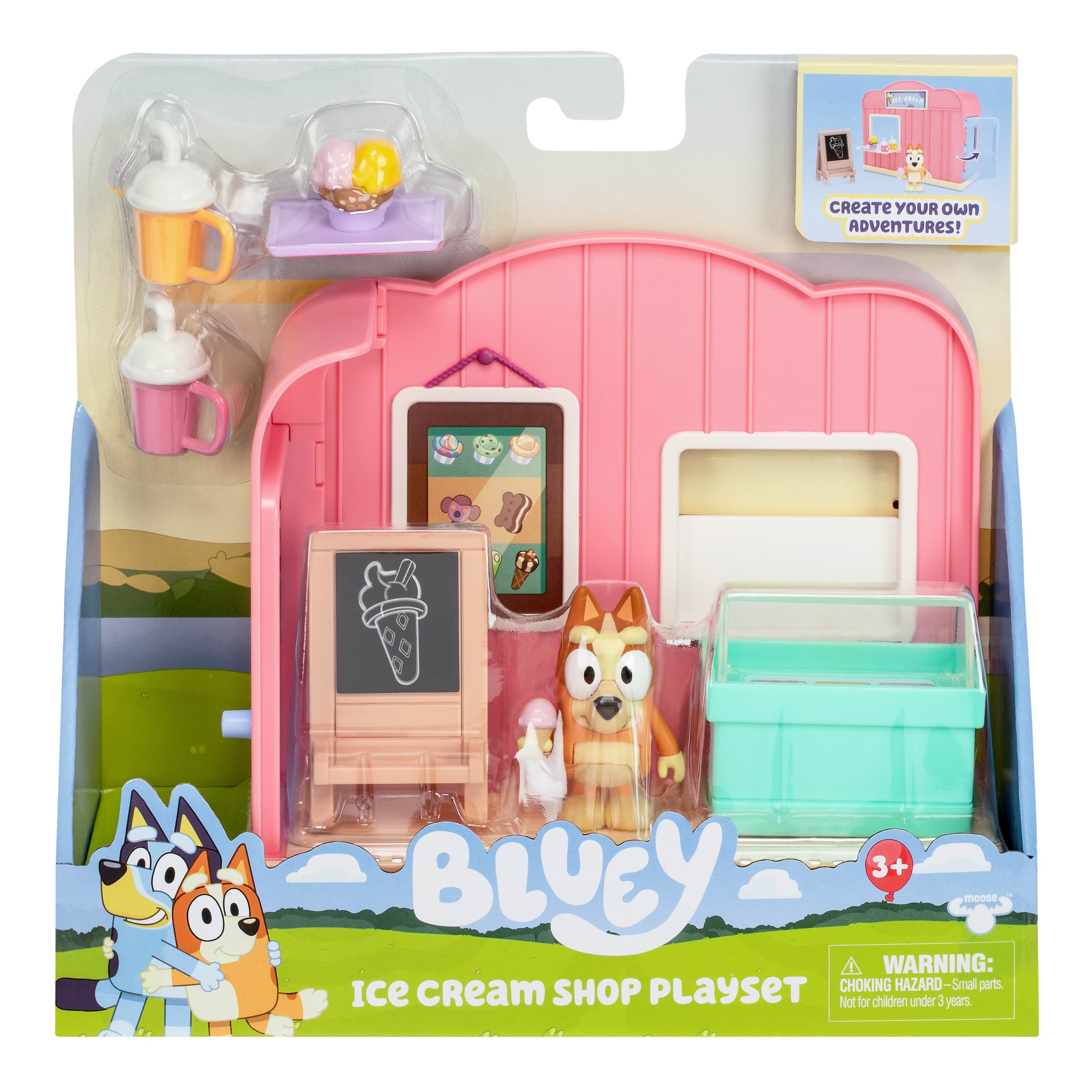 Bluey Mini Playset Ice Cream Shop - Spielzeug 90243