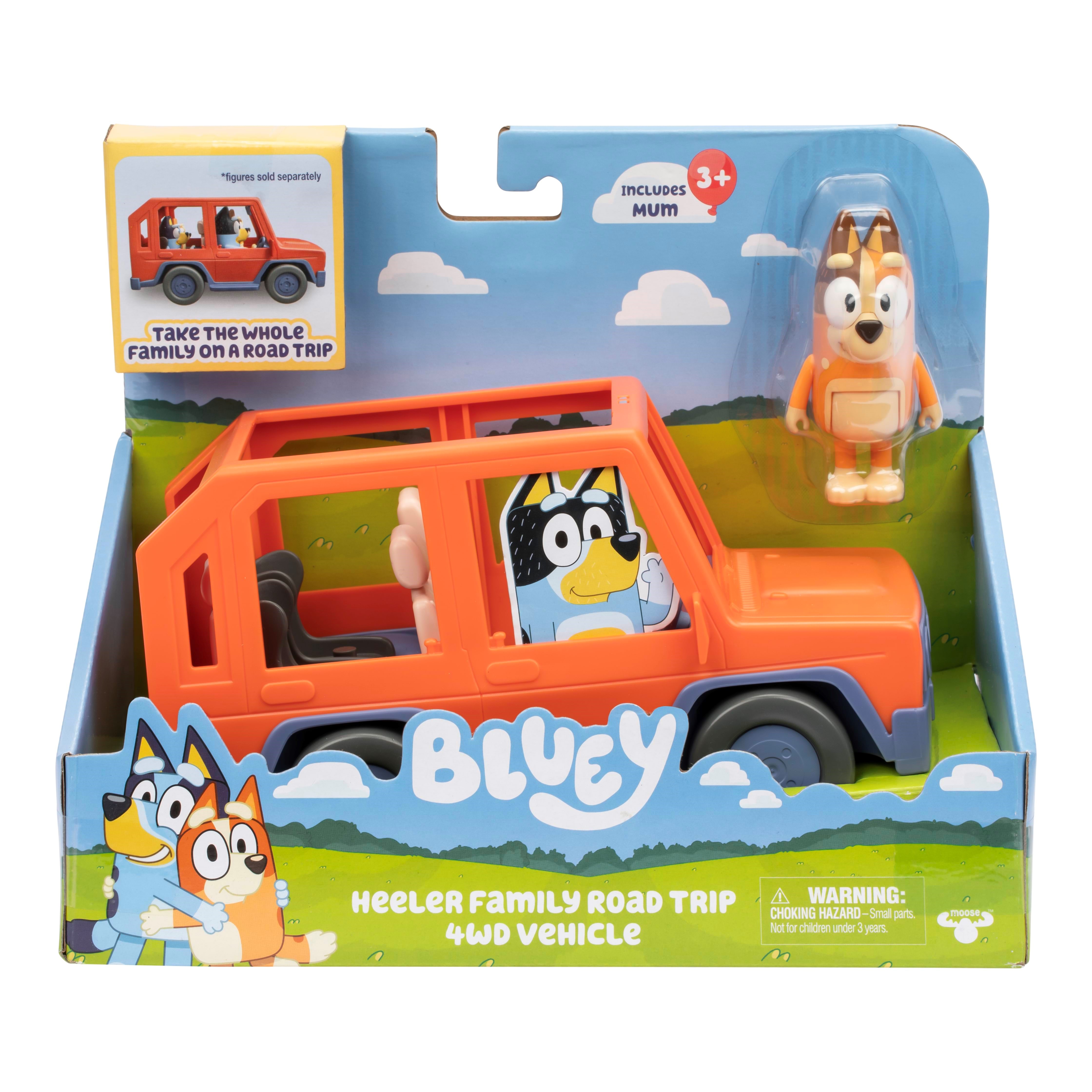 Bluey Heeler Family Road Trip 4wd Vehicle - Spielzeug 90262