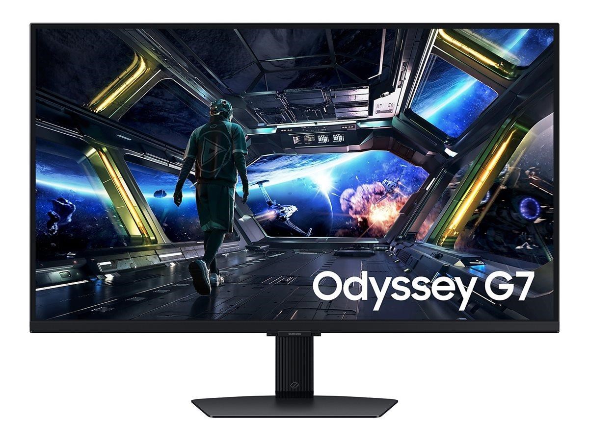 32" Samsung Odyssey G7 S32dg702eu - 3840x2160 (4K) - 144hz - Ips - Bildschirm Black Ls32dg702euxen