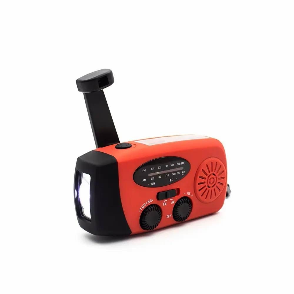 Denver Scr-2005 - Emergency Radio - Solar - Dynamo - 2000 Mah Powerbank - FM - Dab Netzwerk Und Radiowecker