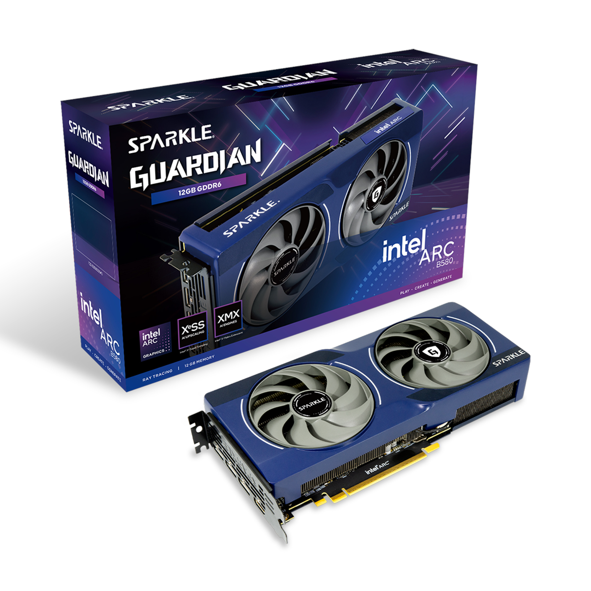 Sparkle Arc B580 Guardian - 12gb Gddr6 Ram - Grafikkarte