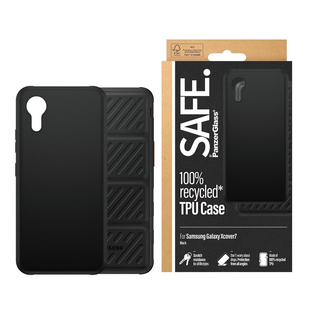 Safe by Panzerglass Tpu Case Black Samsung Galaxy Xcover7 - Handys Cover Cases