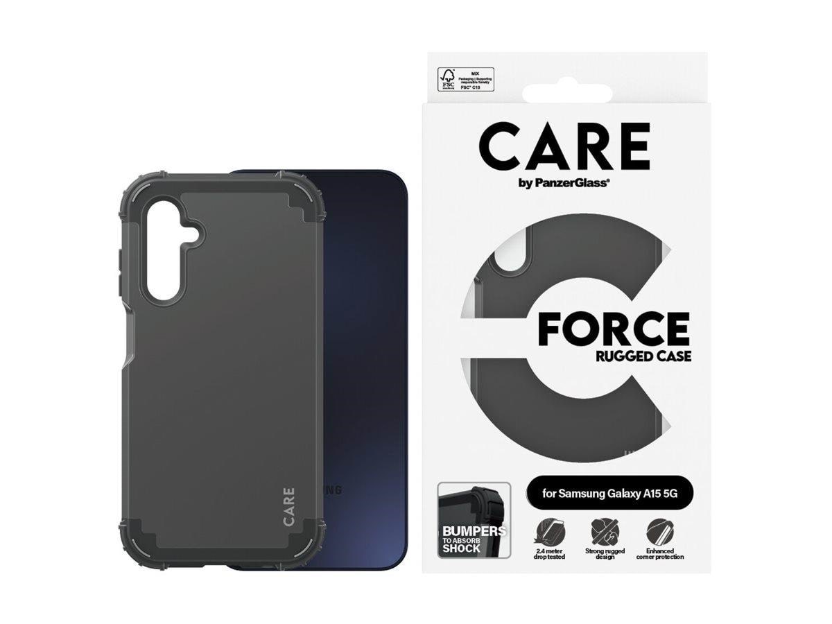 Care by Panzerglass Fashionable Case Black Force Samsung Galaxy A15 5G - Handys Cover Cases