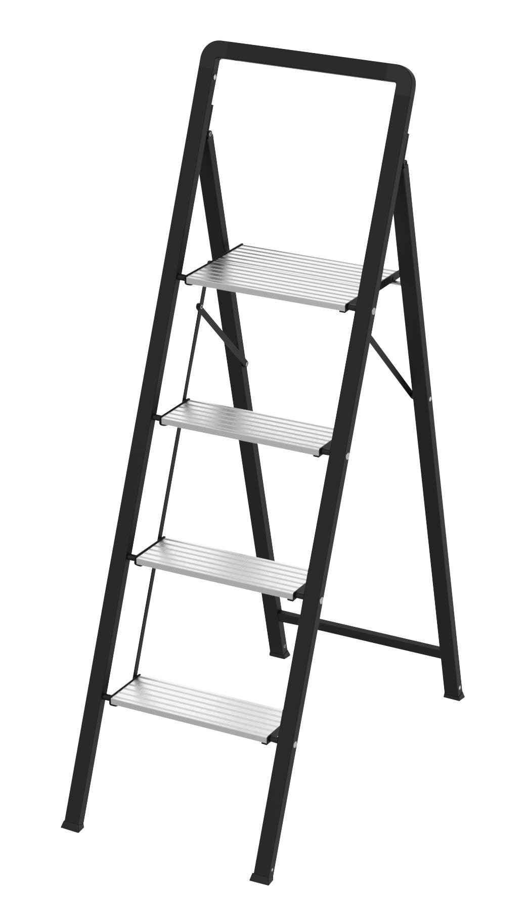Home>it 4-rung Step Ladder Height 137.5 cm H137.5 x W41 x Thickness 4.8 cm - Haus Garten