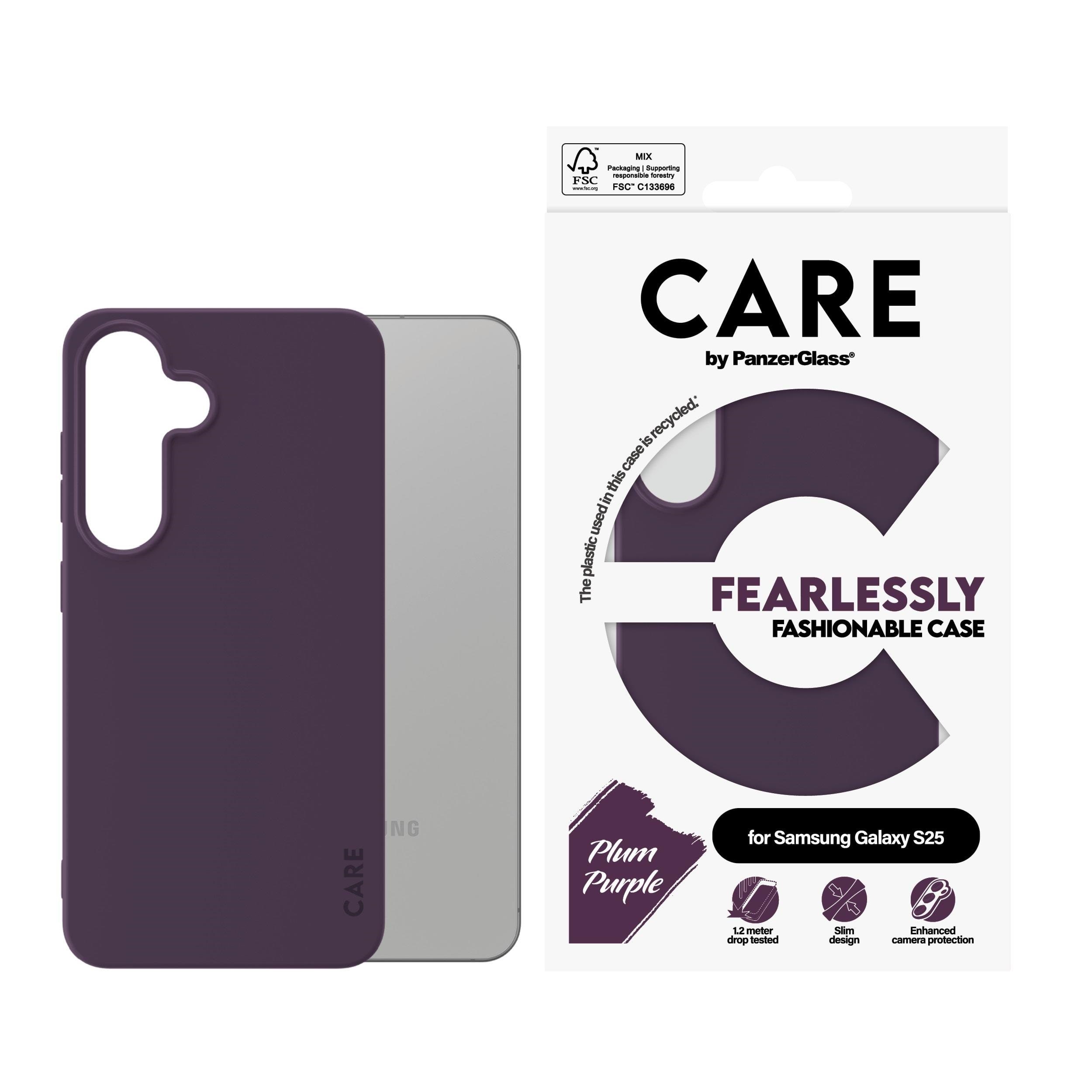 Care by Panzerglass Fashionable Case Plum Purple Samsung Galaxy S25 - Handys Cover Cases