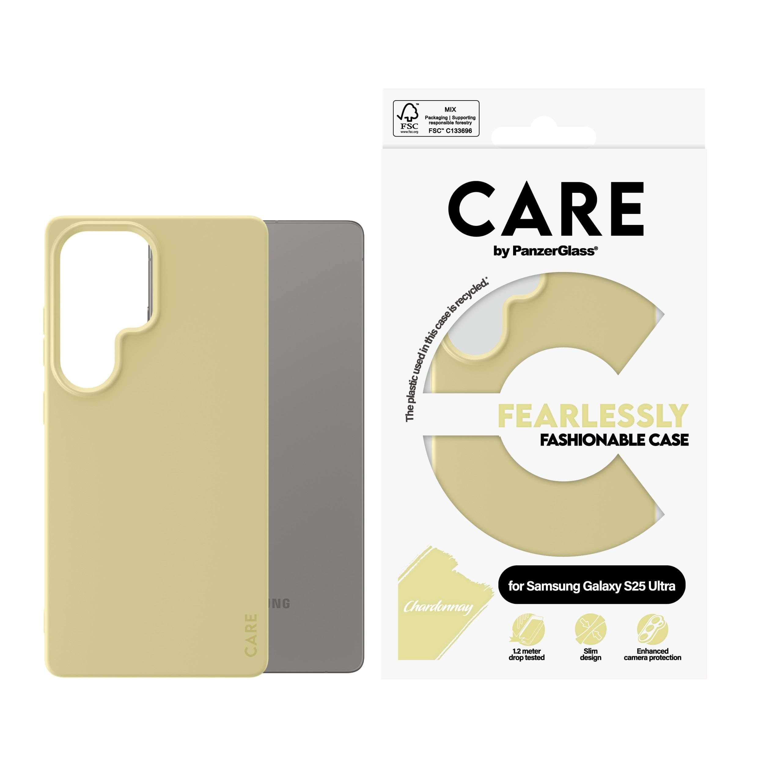 Care by Panzerglass Fashionable Case Chardonnay Samsung Galaxy S25 Ultra - Handys Cover Cases