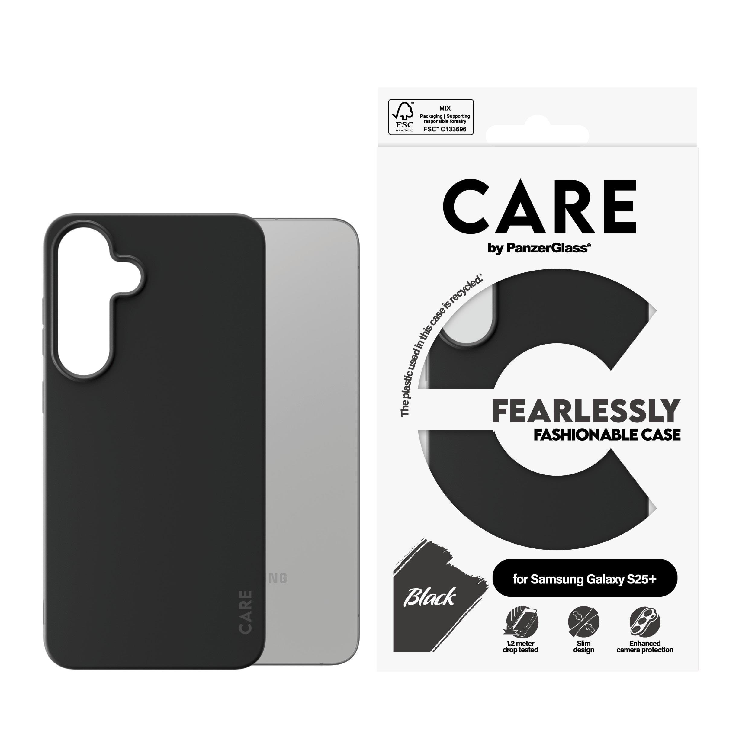 Care by Panzerglass Fashionable Case Black Samsung Galaxy S25+ - Handys Cover Cases Crrfabcg37942