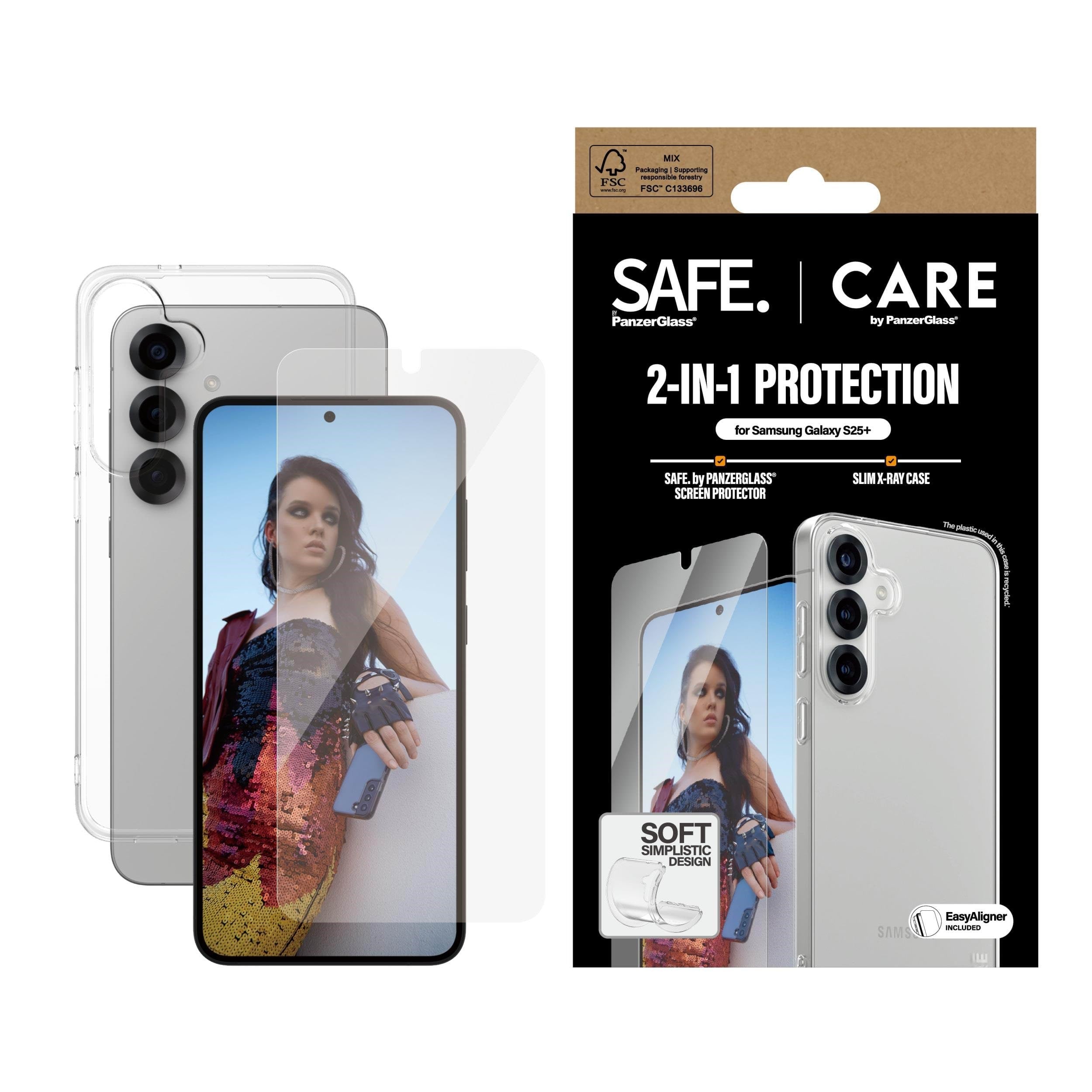 Care by Panzerglass Fashion 2-in-1 Bundle Samsung Galaxy S25+ - Handys Schutzfolie Crrcanug37942
