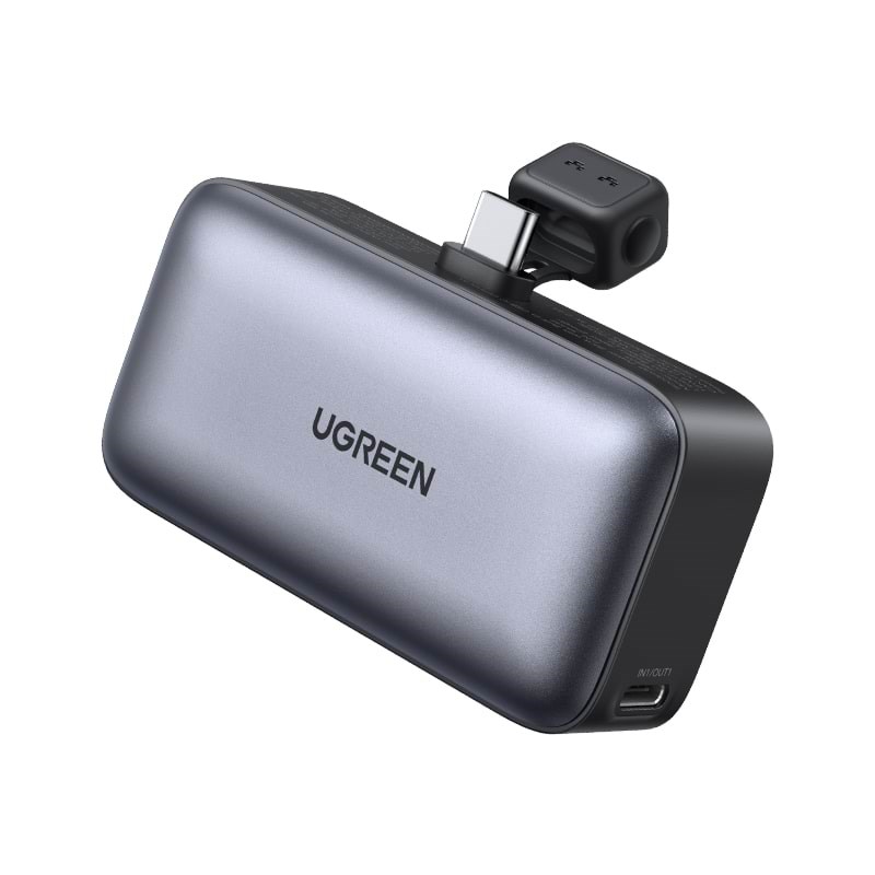 Ugreen 5000mah Power Bank With Built-in Usb-c Connector - 5000 Ah - Powerbank Akku